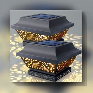 Solar Post Cap Lights~2 Pack